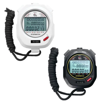 

Digital Stopwatch Timer Multifunction Portable Outdoor Sports Running Training Timer Chronograph Stop Watch(Black)
