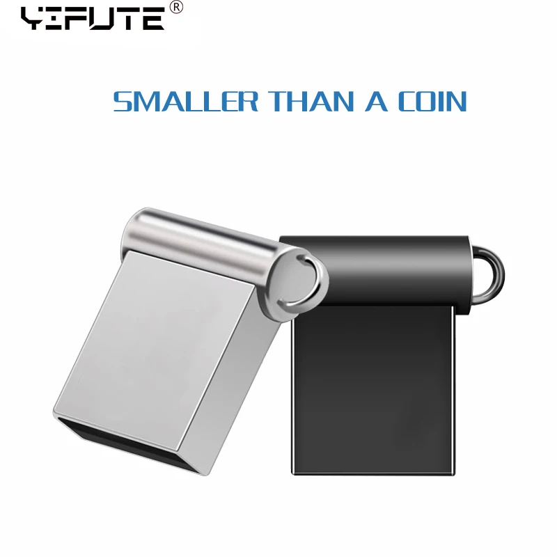 Супер мини USB флеш-накопитель 128 Гб 64 ГБ 32 8 металлический 16 флэш-память Cle |