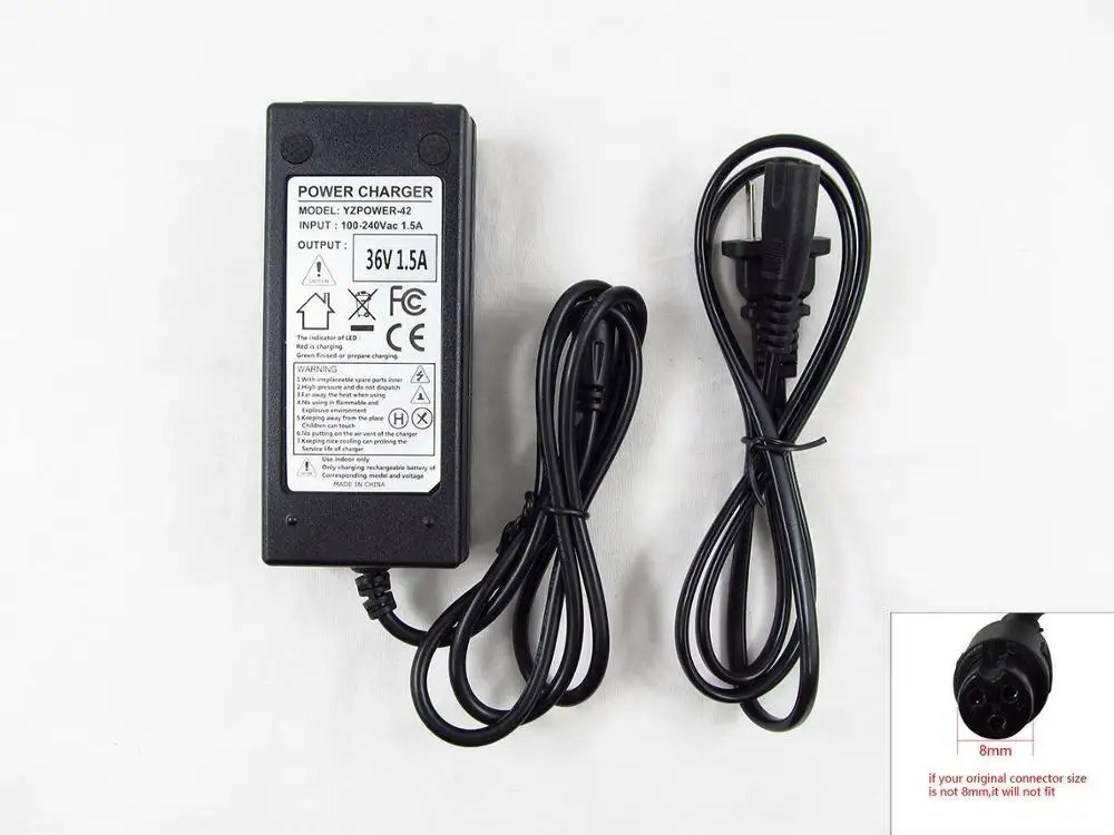 

New 36 Volt Battery Charger For Electric Scooter ATV 36V