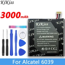 KiKiss TLP020K2 TLp020Kj 3000 мАч литий-ионная аккумуляторная батарея для Alcatel One Touch 6039H 6039Y 6039K Idol 3 4,7 дюйма батареи