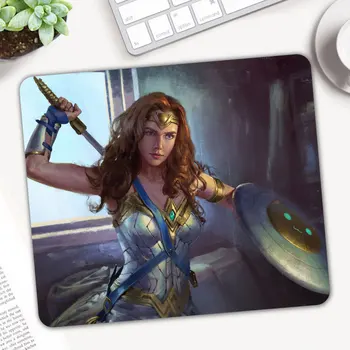 

Wonder Woman Patterned Gamer Play Mause Mice Mat Rubber Mouse Pad Small Size for 30x25x0.2cm Gaming Mousepad