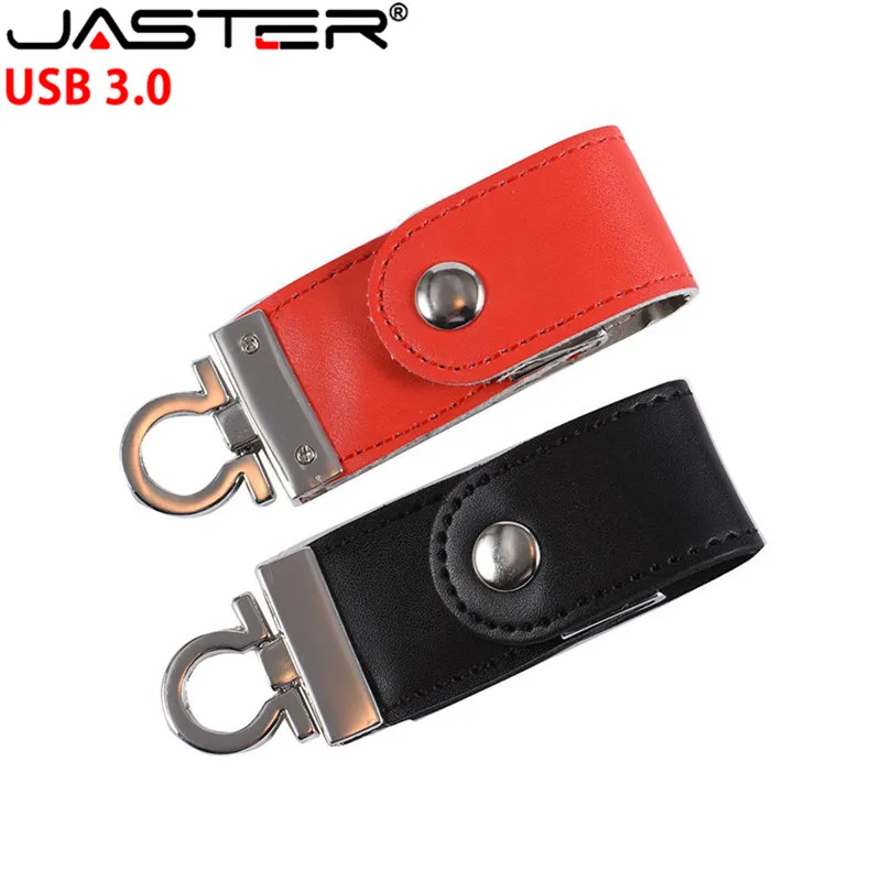 JASTER USB 3,0 брелок из кожи и металла Флешка creativo USB флеш-накопитель 32 ГБ 16 ГБ 8 ГБ 4 ГБ 64 ГБ 128 ГБ usb флеш-карта памяти