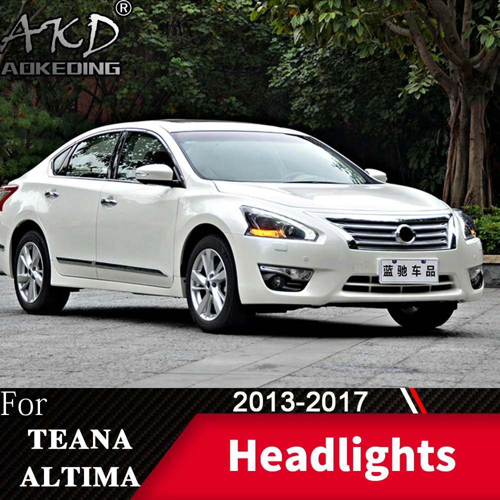 Фара для автомобиля Nissan Teana 2013- Altima головной светильник s противотуманный светильник s дневной ходовой светильник DRL H7 светодиодный Биксеноновая лампа автомобильные аксессуары