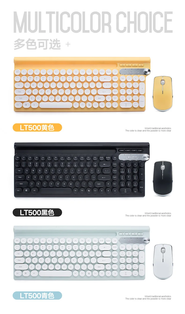 conjunto de teclado mouse sem fio para pc desktop