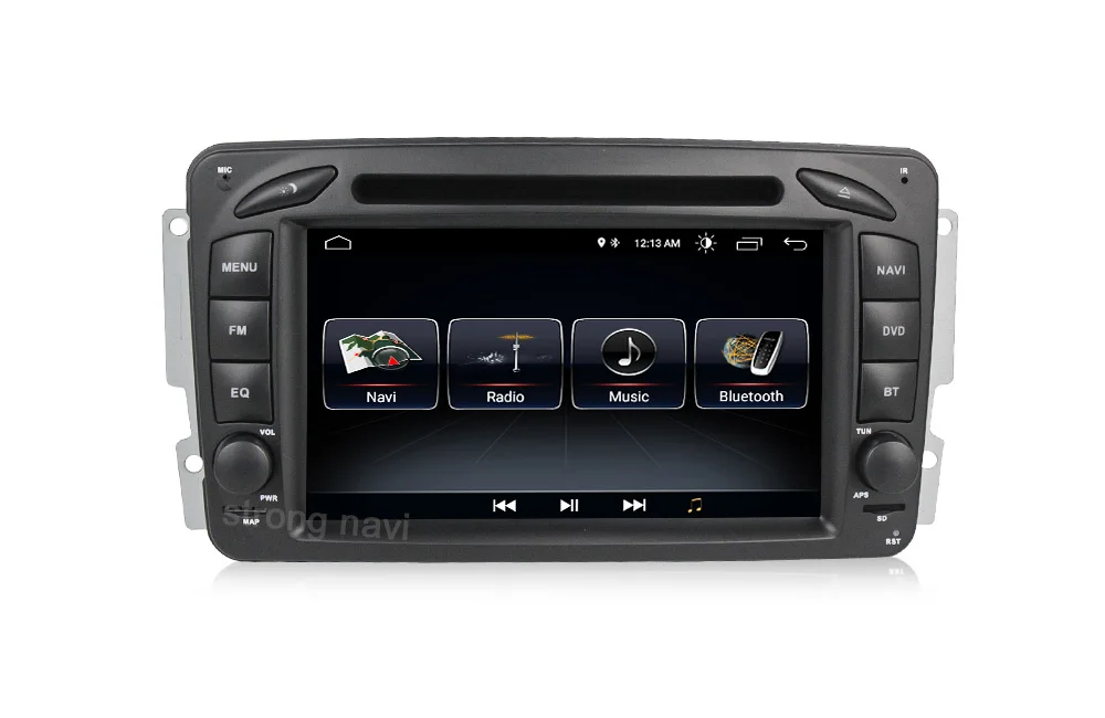 Android 9 автомобильный Радио стерео Мультимедийный Плеер для Mercedes Benz/W209/W203/M/ML/W163/Viano/W639/Vito gps навигация ips DSP 4+ 64G