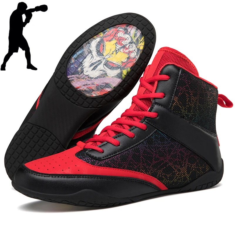 B LUCK SHOE Wrestling Shoes, Unisex Wrestling Boxing Shoes Breathable