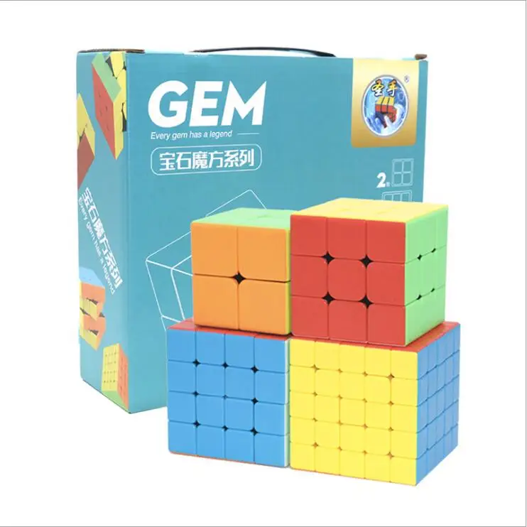 Shengshou волшебный куб 2x2x2 3x3x3 4x4x4 5x5x5 Скорость квадратная Подарочная коробка Упаковка профессиональная головоломка Cubing классная куб