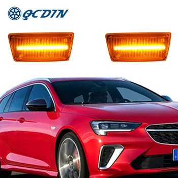 

QCDIN For Opel Adam 2012 Side Marker Light Turn Signal Light Adapter Signal Light For Opel Corsa D 2006-2014 Turn Light