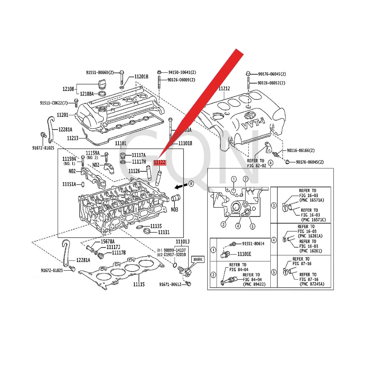 

Всасывающая втулка клапана 2005-Toy ota YAR ISV ERS OCO ROL LAP RIU SLA NDC RUI SER, направляющая клапана (ряд), направляющая дроссельной заслонки