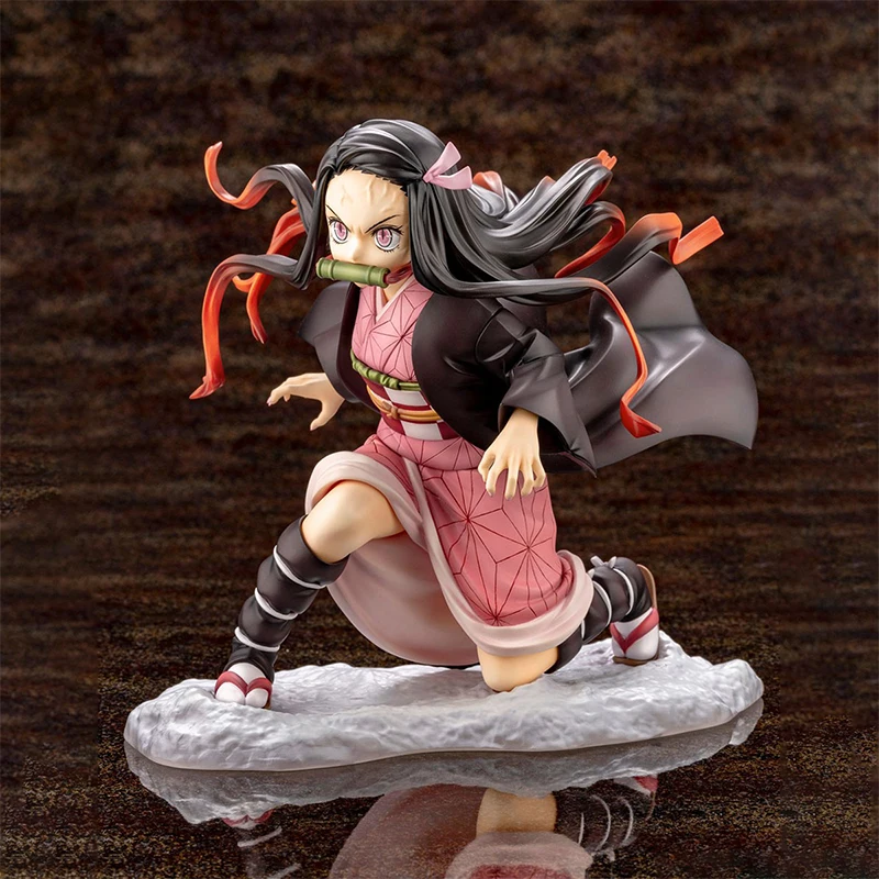 Demon Slayer Kimetsu no Yaiba Artfx J Nezuko Kamado Tanjiro Kamad ПВХ экшн фигура аниме модель игрушки коллекция кукла подарок