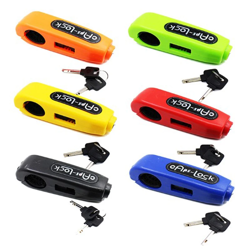 

Universal Motorcycle Lock Scooter Handlebar Lock Brake Throttle Grip Anti Theft Protection Security Locks