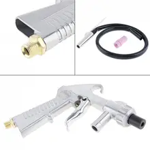 10 дюймов ручной пневматический Пескоструйный пистолет с Керамика сопла и всасывания песка трубки для бытовой техники/инструменты для рисования