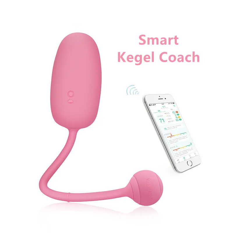 Magic Motion Kegel Master Ball Wireless Vibrator APP Remote Control Smart Vagina Tighten Training Ben Wa Ball Sex Toy for Woman