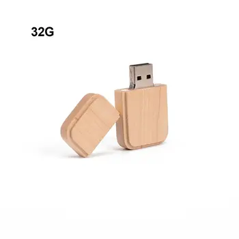 

Maple Wood U Disk Small Lightweight Fillet U Disk Portable high quality 1G/8G/32G/64G
