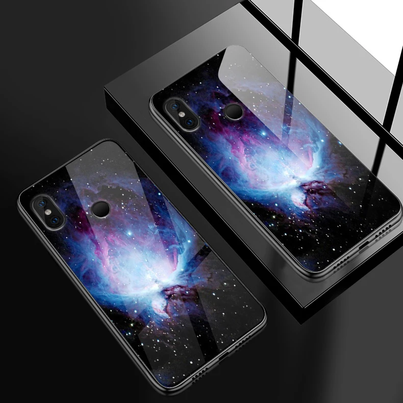 W169 Закаленное стекло чехол для Xiaomi 6X5X8 9 SE A1 A2 Lite TPU чехол для телефона Redmi Note 4x 5A 6 7 Pro Prime противоударный жесткий чехол - Цвет: W169