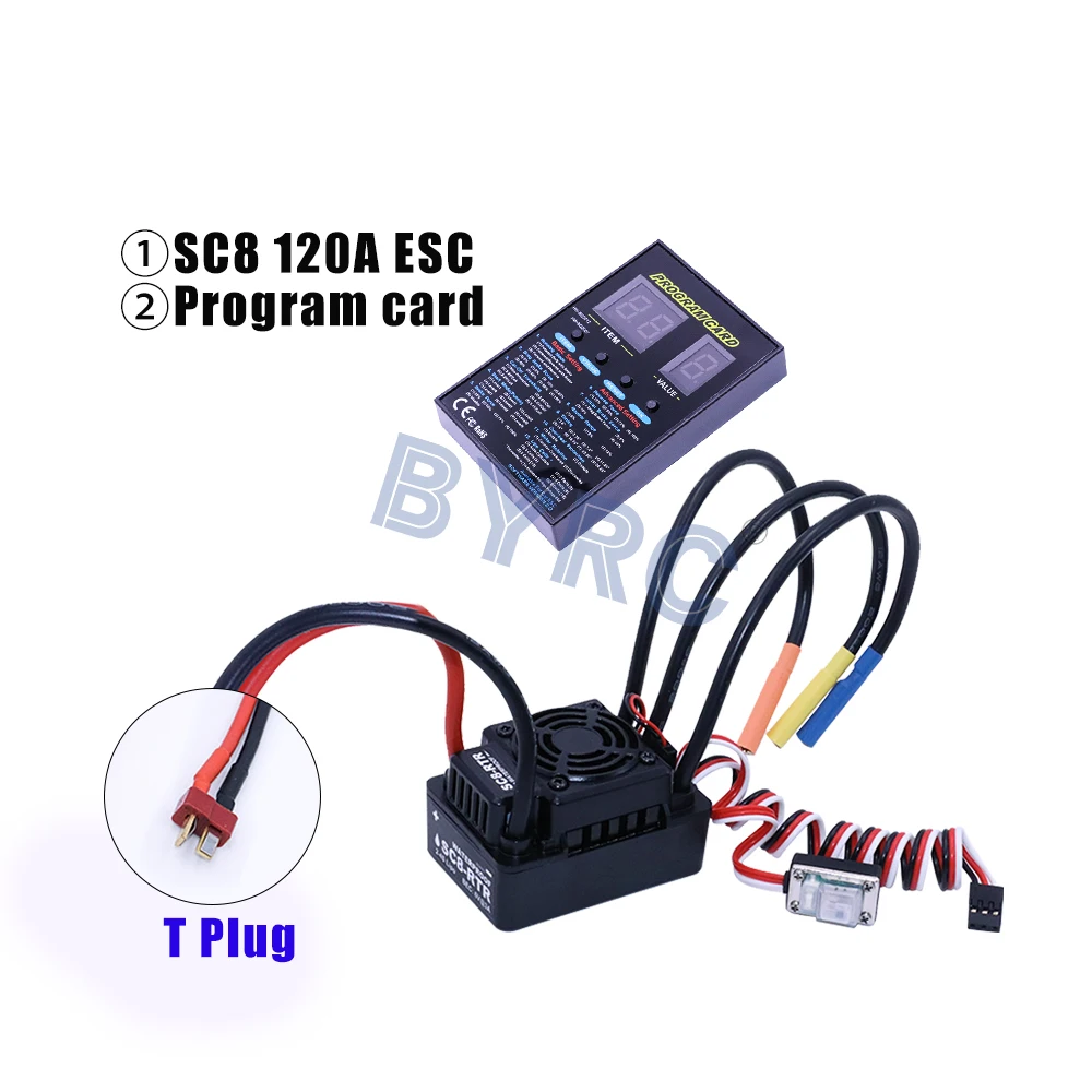 HOBBYWING EZRUN WP-SC8 ブラシレスESC Hobbywing EZRUN WP SC8 120A - Waterproof ESC for RC Cars