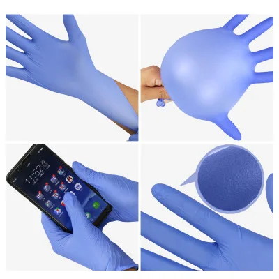 

50pcs Disposable Rubber Latex Gloves, 6-Color Food and Beverage Thicker Durable Household Cleaning Gloves Experimental Gloves