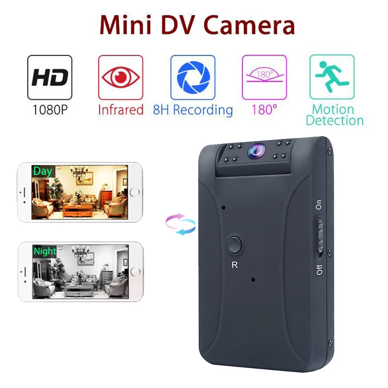 

HD1080P Mini Camera sport DV Portable Camcorder Night Vision Motion Detection Small Cam Security Camera mini filmadora