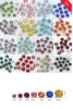 100Pcs 3MM All Colors  Sew On Round Rhinestones For Needlework DIY Glass Crystals Stones Sewing On Clothes Wedding Dress Crafts ► Photo 2/5