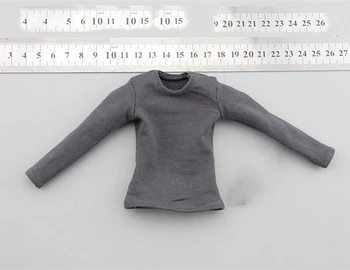 

1/6 Scale DAM78072 Grey Long Sleeve T Shirt Models for 12''Figures Accessories DIY