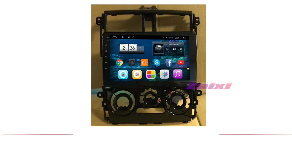 ZaiXi Android 2 Din Автомобильный Радио Мультимедиа Видео плеер Авто Стерео gps карта для Mitsubishi Colt 2002- медиа Navi навигация