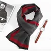 2022 new Fashion quality Scarves man Autumn winter Thick Warm cashmere Scarf Business long Wraps boy classic shawl free shipping ► Photo 3/6