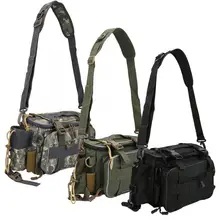 Сумка для рыболовных снастей большой емкости, многофункциональная сумка для рыбалки, сумка для хранения рыболовных снастей, сумка через плечо