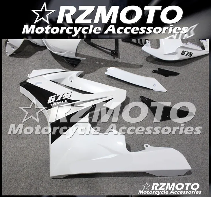 ABS мотоцикл обтекатель комплект для TRIUMPH Daytona 675R 2009-2012 год кузов литьевая форма Магазин № 1996