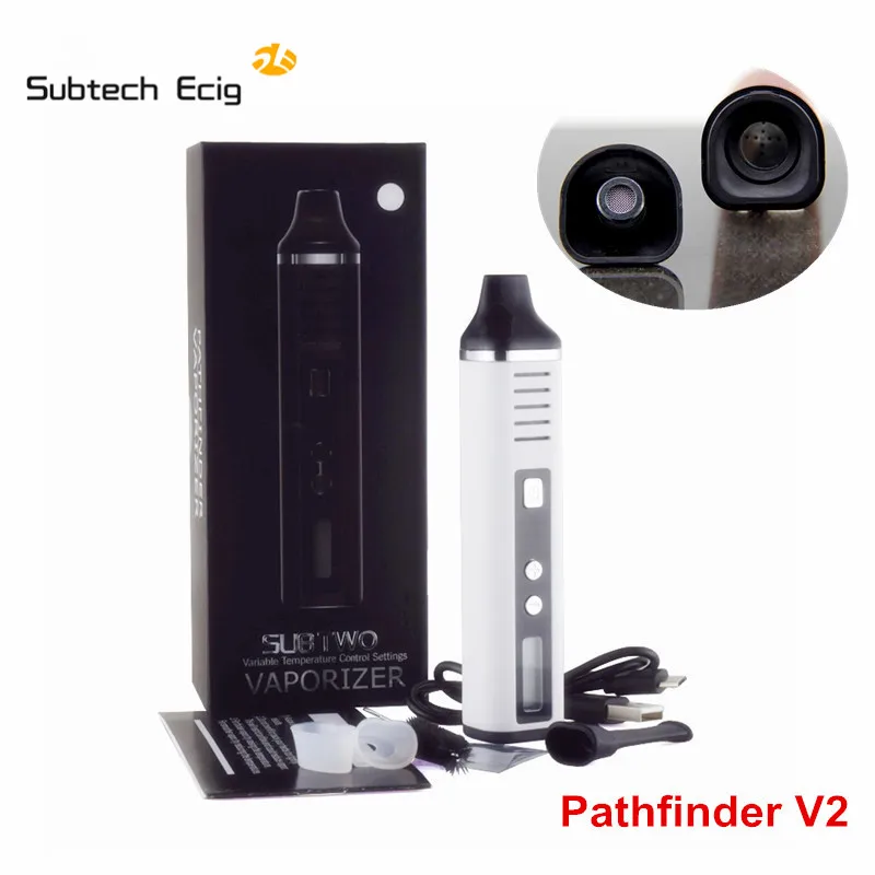 Original  Dry Herb Vaporizer Pathfinder V2 Kit  electronic cigarette 2200mah with OLED screen vape kit