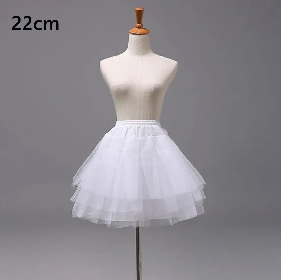 petticoat 22cm Платье для маленьких девочек кружевное платье для крещения для малышей вечерние платья для девочек на второй день рождения, платья для крестин для маленьких детей возрастом от 3 до 24 месяцев - Цвет: petticoat 22cm