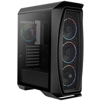 

Aerocool AEROONEECLIPSE, computer box, Semitorre ATX, 4x fans ARG 120mm, tempered glass Panel & front grid