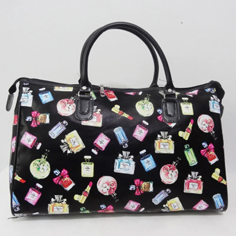 

New bolsas Fashion Women's Travel Bags Luggage Handbag Floral Print Women Travel Tote Sports Weekend Big Bags Large Capacity