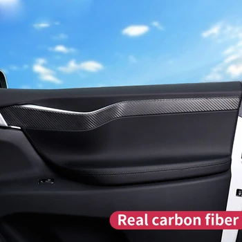 

Door trim for model tesla model x carbon/accessoires tesla x tesla model X door/carbon fiber interior tesla car accessories