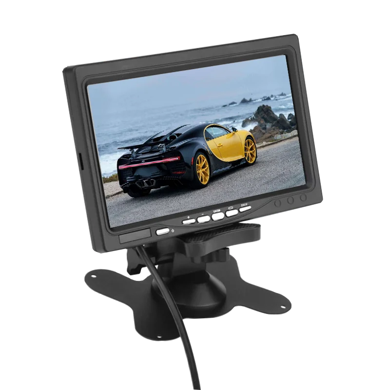 Горячая " TFT lcd цветной HD экран монитор для автомобиля CCTV обратный заднего вида камера заднего вида подголовник монитор 2 способ AV head up дисплей
