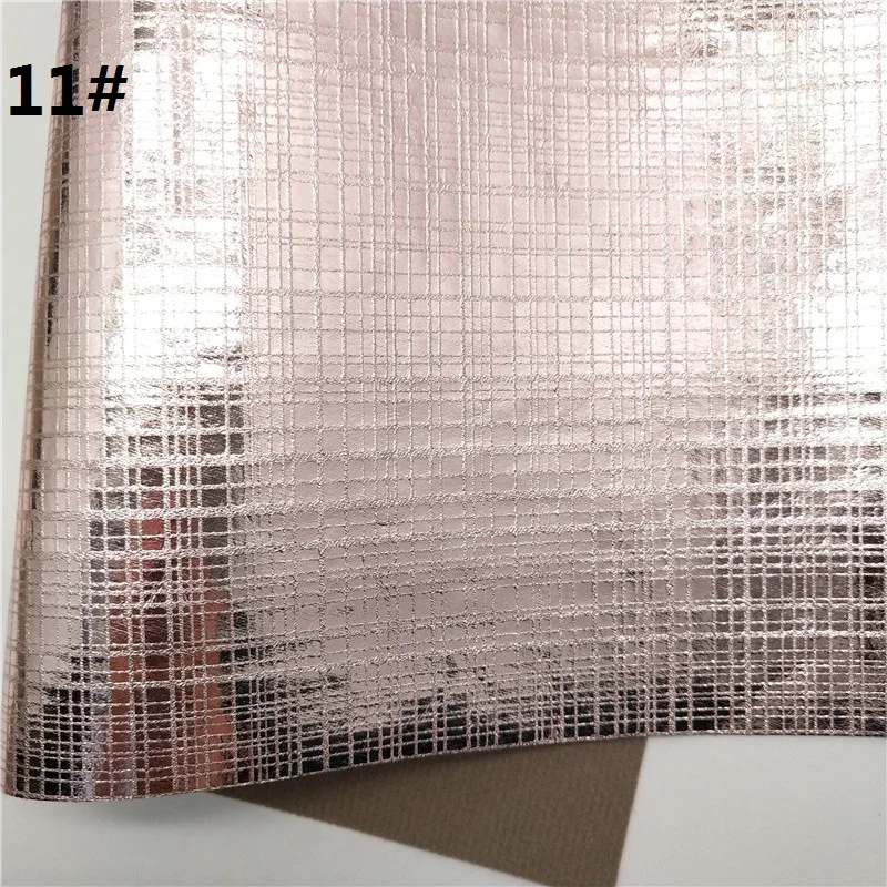 11 1 шт. 21X29 см металлическая искусственная кожа ткань, искусственная кожа листы, искусственная кожа для изготовления бантов LEOsyntheticoDIY T296 - Цвет: 11