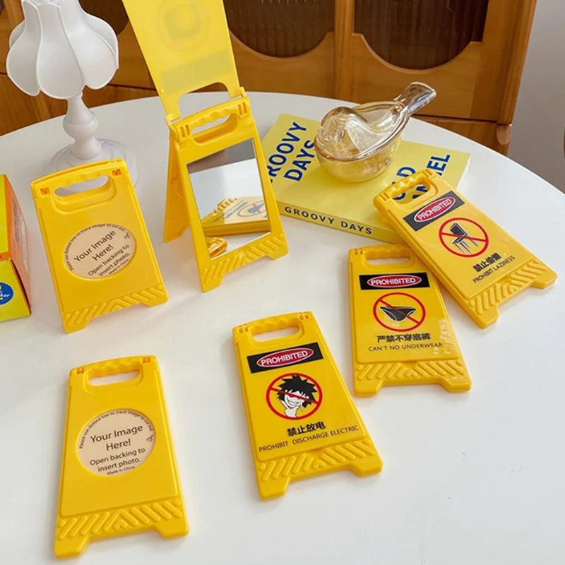 Забавное портативное зеркало декоративное креативное настольное мини-подсказка