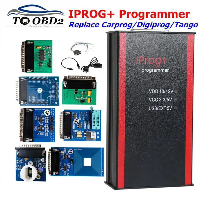 Iprog+ Pro V80 Автомобильный ключ программист поддержка подушки безопасности, carradio, dpf off, ECU, IMMO key, MIL TO KM, PINABS, PINCODE SMATRA3, ODO Adjust, ect