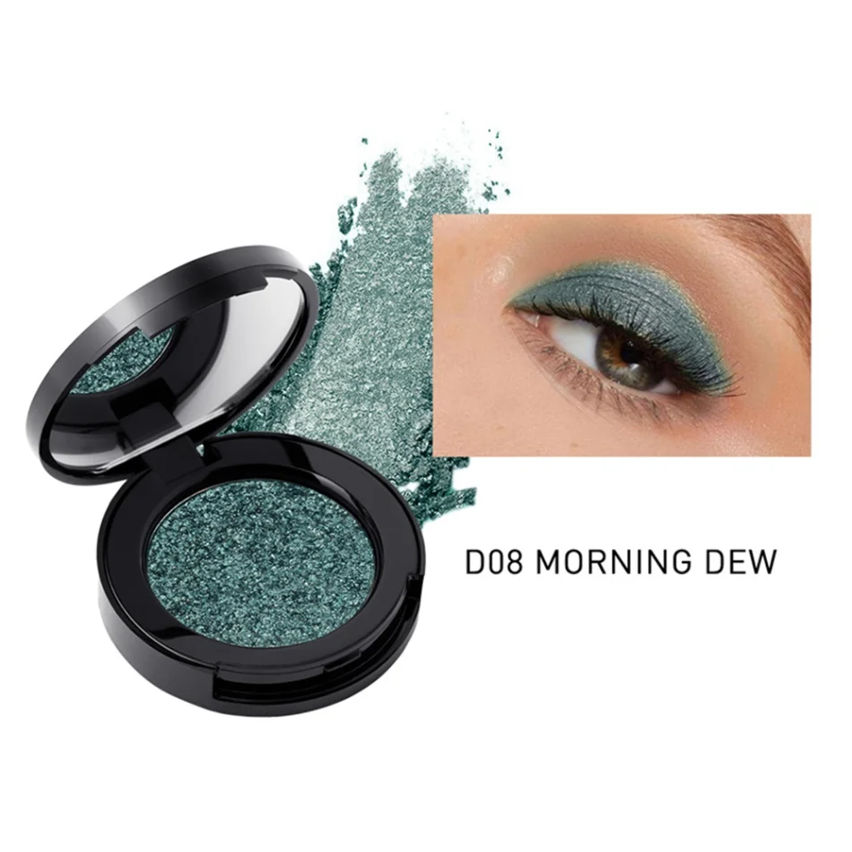 STAGENIUS 16 colors Baked Powder Monochrome Eyeshadow Palette Matte Glitter Waterproof Long-lasting Glitter Eyeshadow powder - Цвет: D08