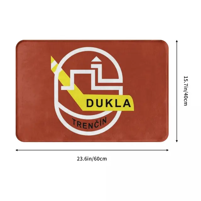 Hk Dukla Trencin Deartmat Szőnyegszőnyeg Szőnyegfürdő Fürdőszőnyeg Nem Csúszás Wc-Vel Való Erkély Vízolaj-Bizonyítás - Image 3