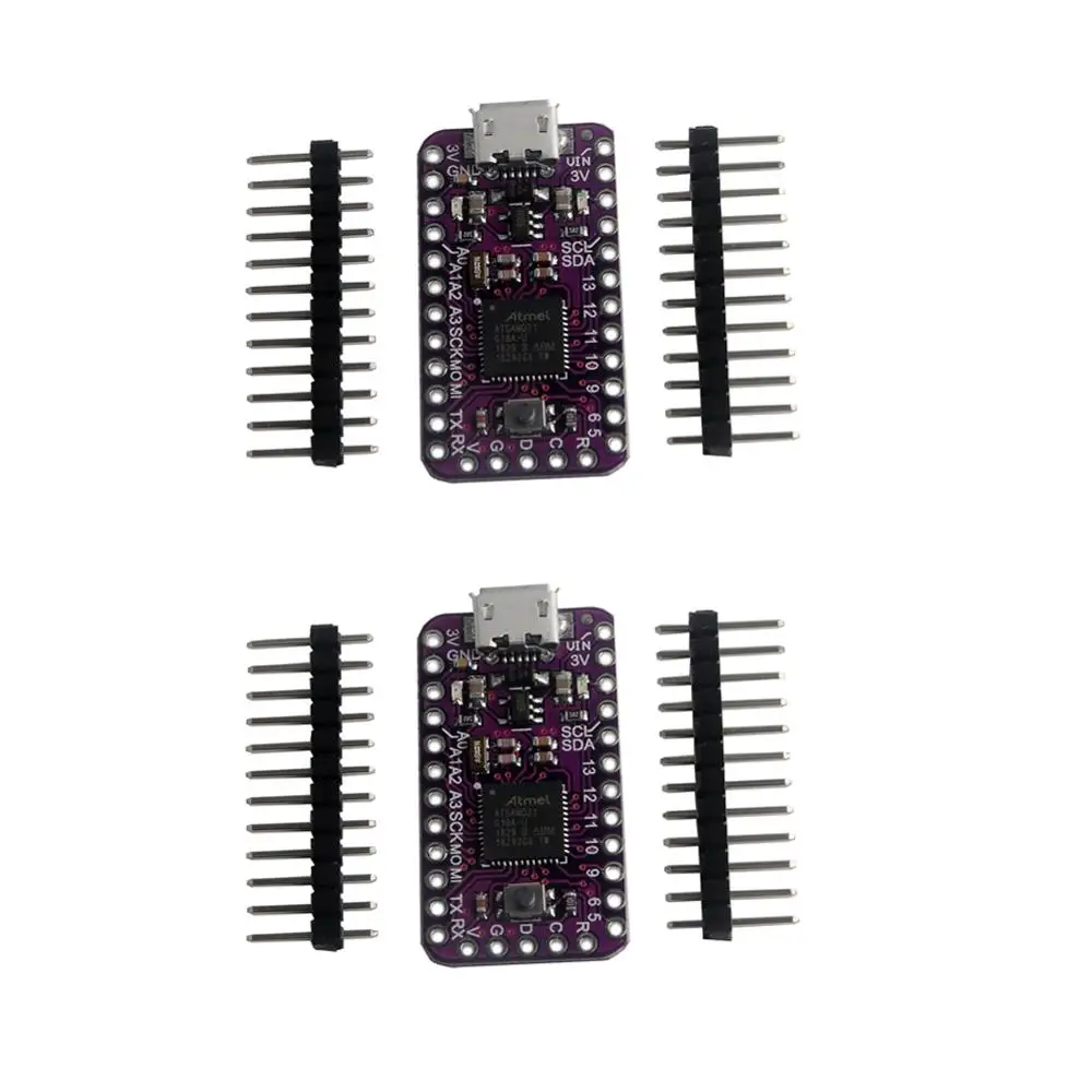 1/2/5 шт GY-SAMD21 мини Пробойный Сенсор для Arduino IDE/SATA Wi-Fi Atmel ATSAMD21G18 32-битный ARM Cortex-M0 - Комплект: 2pcs