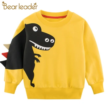 

Bear Leader Childrens Clothing 2020 Spring New Kids Boy Girl Clothes Cartoon Dinosaur Princess Patchwork Sweatshirt Clothes 2-7T
