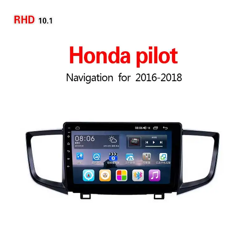 4G8core4G32G Lionet GPS Navigation for Car Honda pilot- 10.1Inch RH1022Y - Размер экрана, дюймов: 4G8core4G32G