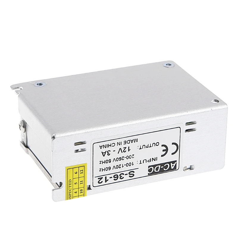 AC 100-260V к DC 12V 3A 36W переключатель питания Драйвер адаптер Светодиодный светильник Прямая поставка поддержка