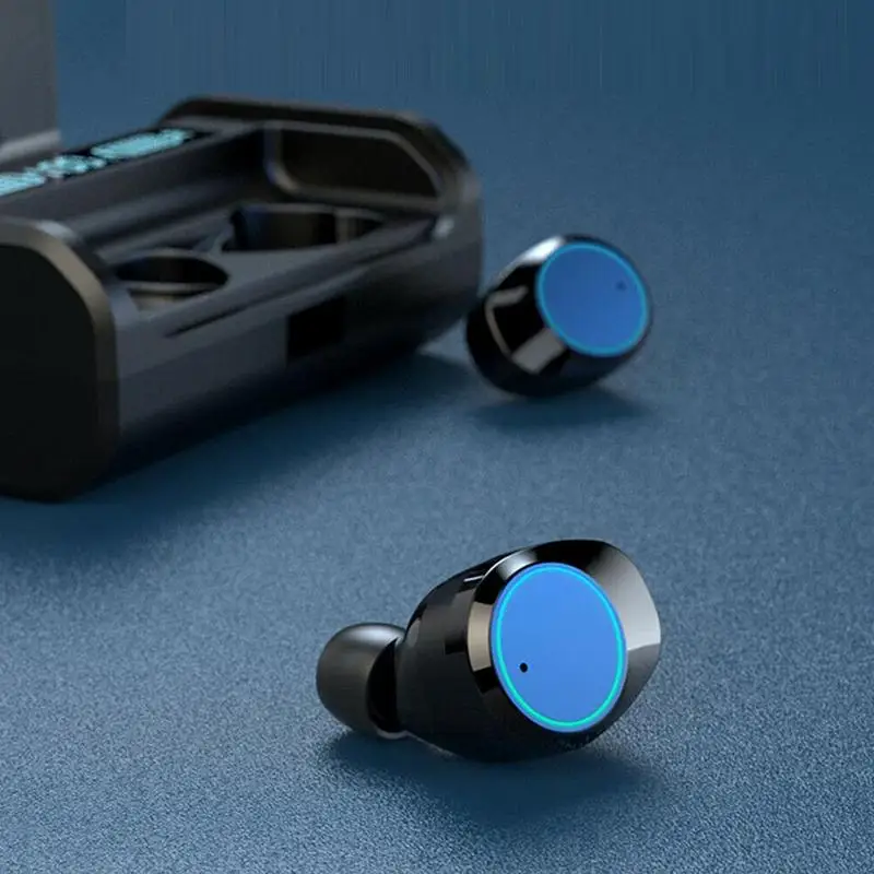 Шумоподавление стерео Bluetooth наушники с 4000 мАч Bluetooth дисплей беспроводной светодиодный цифровой зарядки 5,0 коробка наушников A0T8