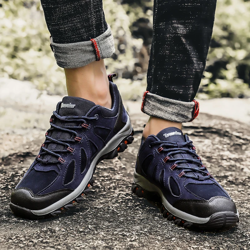 Outdoor Climbing Hiking Shoes For Men Durable Breathable Walking Shoes Women Light Trekking Sneakers Lovers Casual Sports Shoes