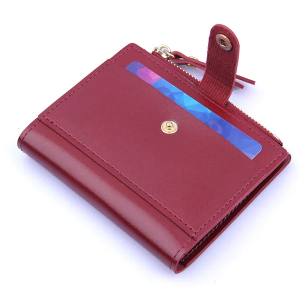 Модный женский кошелек прекрасный карамельный цвет маленькая Монета на молнии кошелек карта Упаковка# T1P
