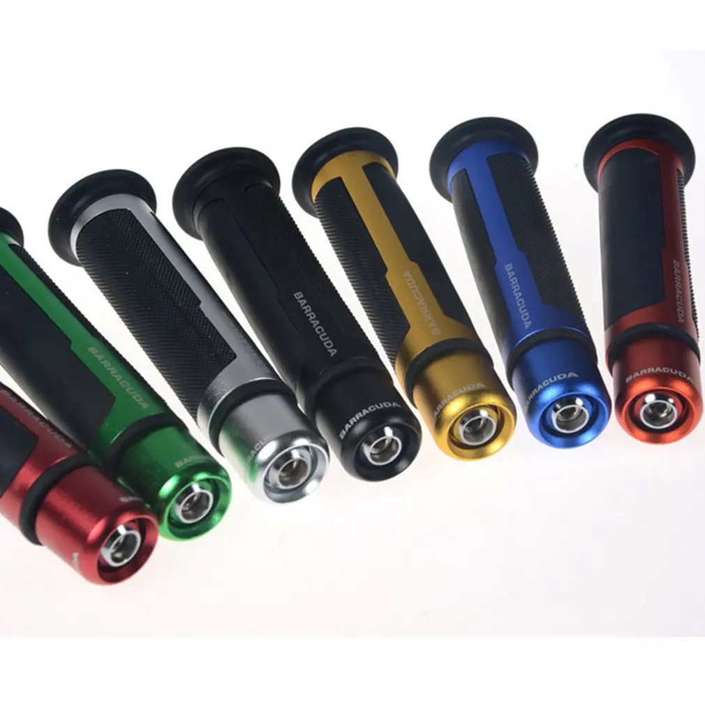 7/8'' 22mm Motorcycle Throttle CNC Aluminum Alloy Rotatable Handlebar Hand Grips