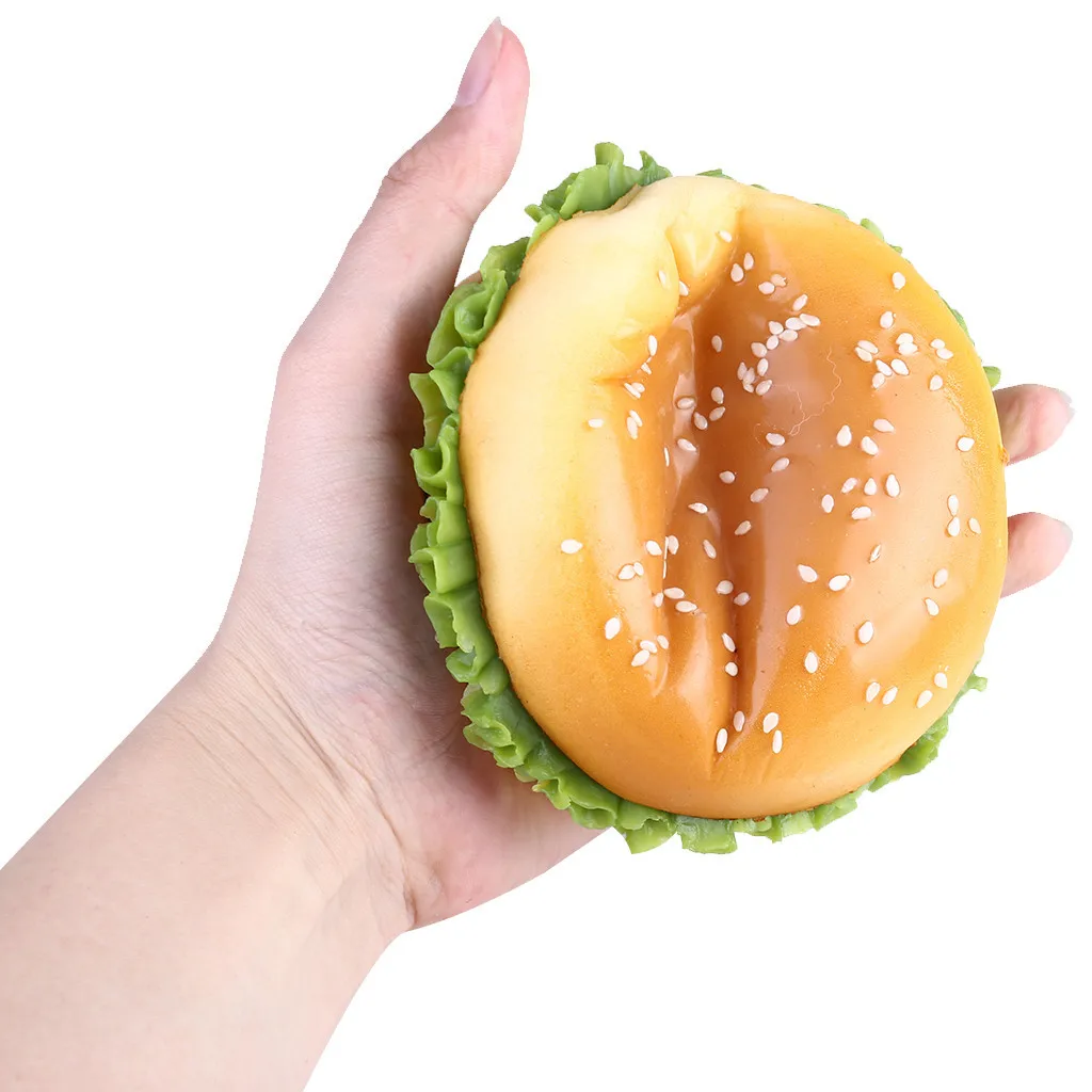 Simulation Burger Slow Rising Collection Stress Reliever Toys Vent decompression toy baby educational toy Pressure relief toy #B