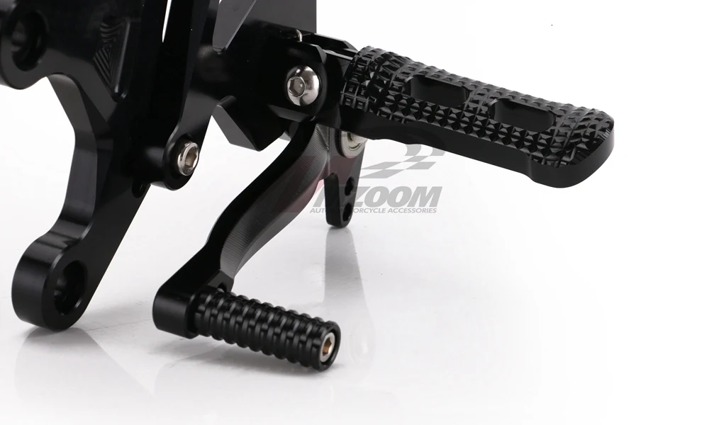 CNC Алюминиевые мотоциклетные регулируемые уличные велосипедные подножки Rearset подножки для ног для Kawasaki Z900 аксессуары