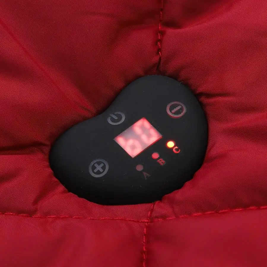 USB Электрический v-образный вырез теплый сохраняющий тепло жилет для улицы зимнее пальто для женщин мужчин унисекс для верховой езды подтяжки поддержки размера плюс